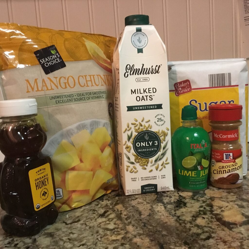Mango Smoothie Without Yogurt Ingredients